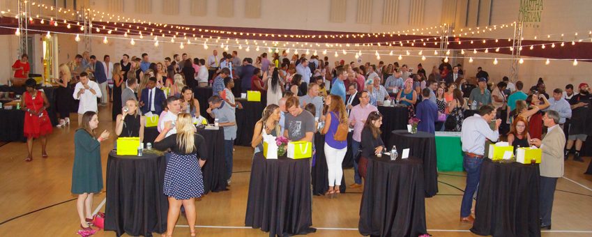 people gathered at the music city chef throwdown event